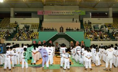 제1회 태권도대회 개회식 의 사진