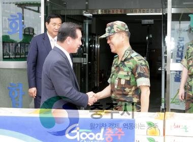 군부대 및 경찰서,소방서 위문 의 사진