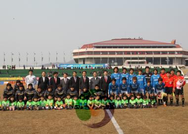 험멜축구 홈경기(VS 목포시청) 의 사진