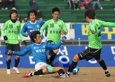 험멜축구 홈경기(VS 목포시청) 의 사진