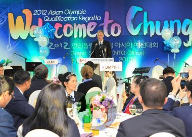 아시아조정선수권대회 환영회 의 사진