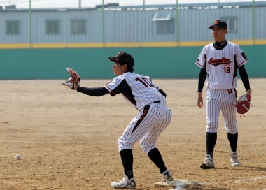 협회장기 전국 농아인 야구대회 개막 의 사진