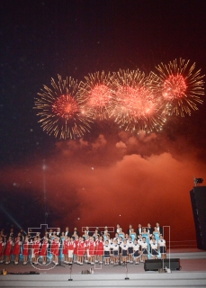 2013 충주세계조정선수권대회 개막 축하공연 의 사진