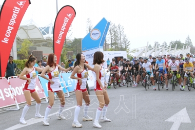 Tour de Korea 2014 충주 출발 의 사진