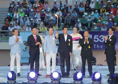 제53회 충북도민체육대회 개막식 의 사진