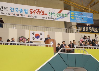 전국 종별 태권도 선수권대회 의 사진