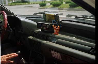 택시 부착용 호돌이 의 사진