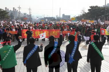북한무력도발 시민 규탄대회 의 사진
