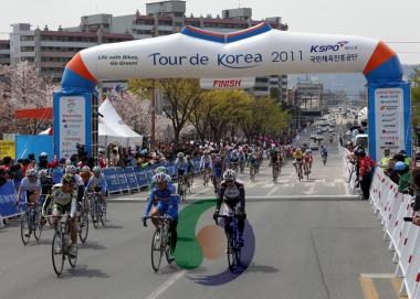 Tour de Korea 충주도착 의 사진