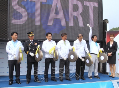 Tour de Korea 2014 충주 출발 의 사진