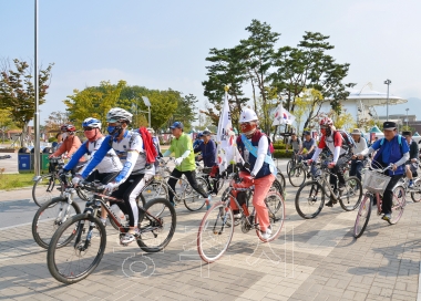 충주사랑 시민 자전거타기 대행진 사진