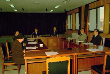 장학회 임원 회의 의 사진
