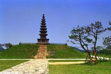 중앙탑 전경 의 사진
