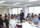 유가와라정 청사 공식방문 및 사과나무 식수 의 사진