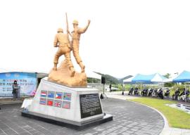 6.25전쟁 첫 전승 동락전투 기념행사 및 안보 결의대회 의 사진