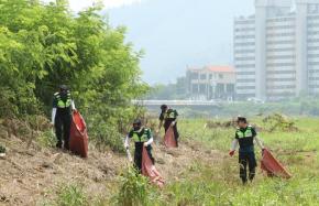 호우피해현장 점검 및 자원봉사자 격려 의 사진
